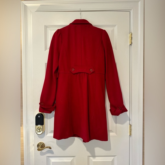 Karlie Red Pea Coat - Picture 2 of 3